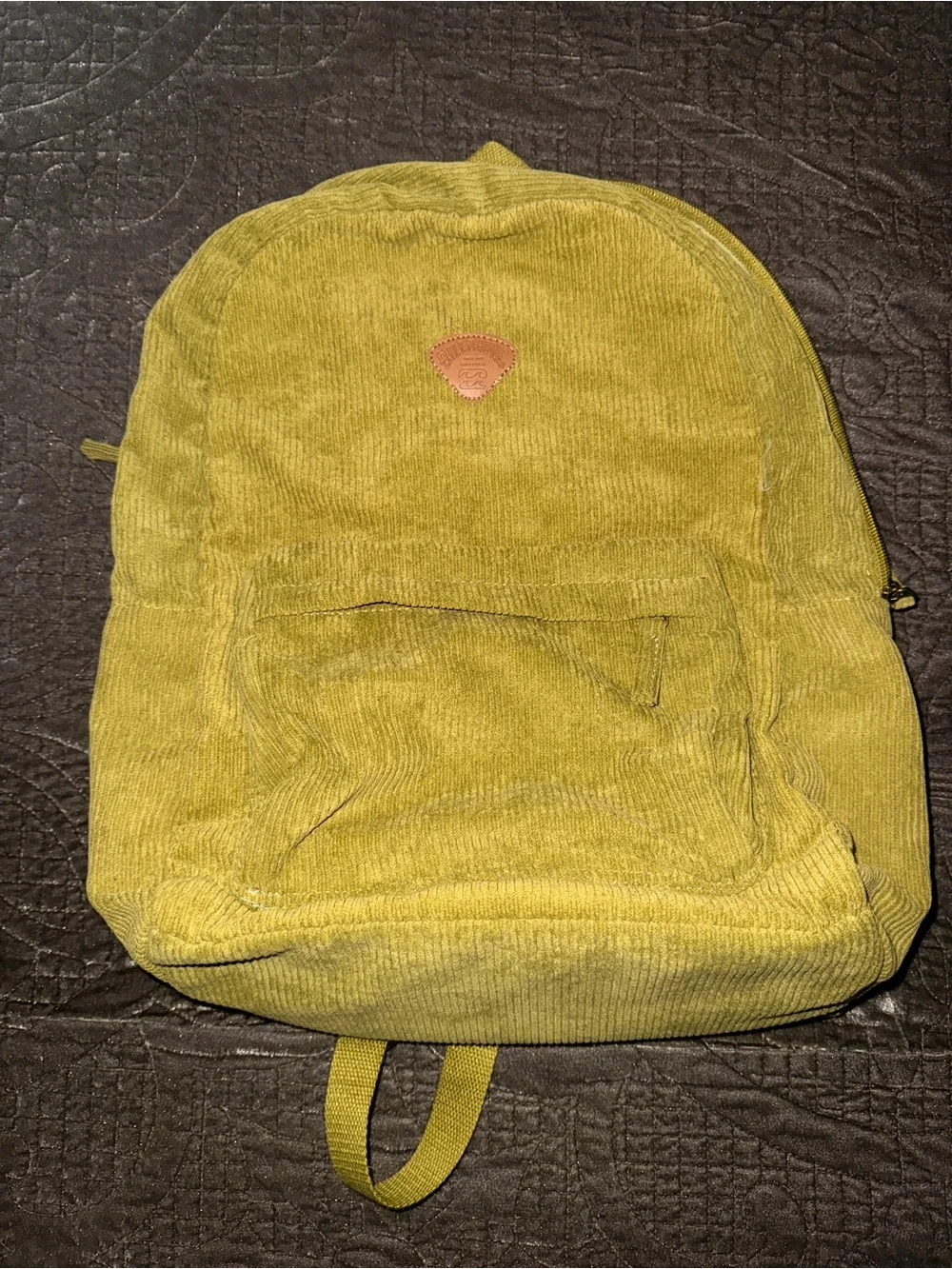 Billabong Corduroy Backpack in avocado color- Classic Everyday Pack 20L